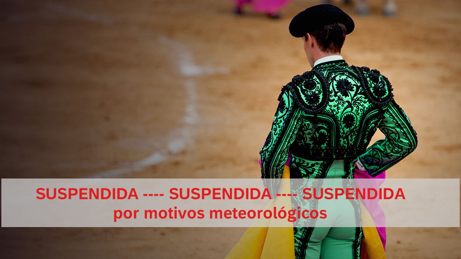 NOVILLADA UBRIQUE SUSPENDIDA