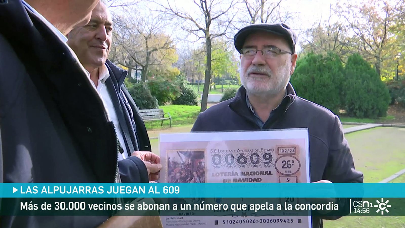 Más de 30.000 vecinos de La Alpujarra juegan al mismo número de la Lotería de Navidad