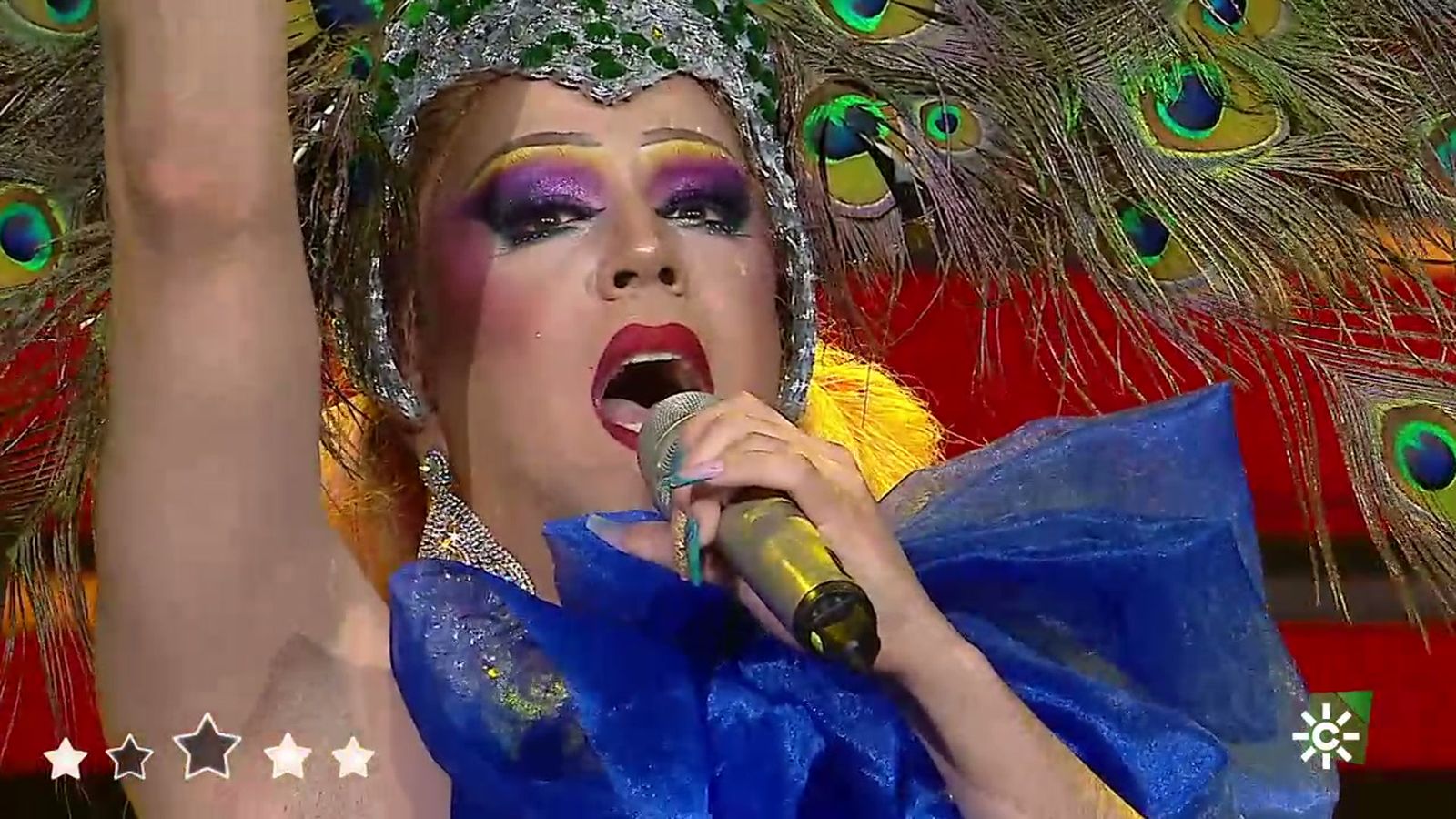 La drag queen Imperio Reina, sorprende al jurado con una voz inesperada
