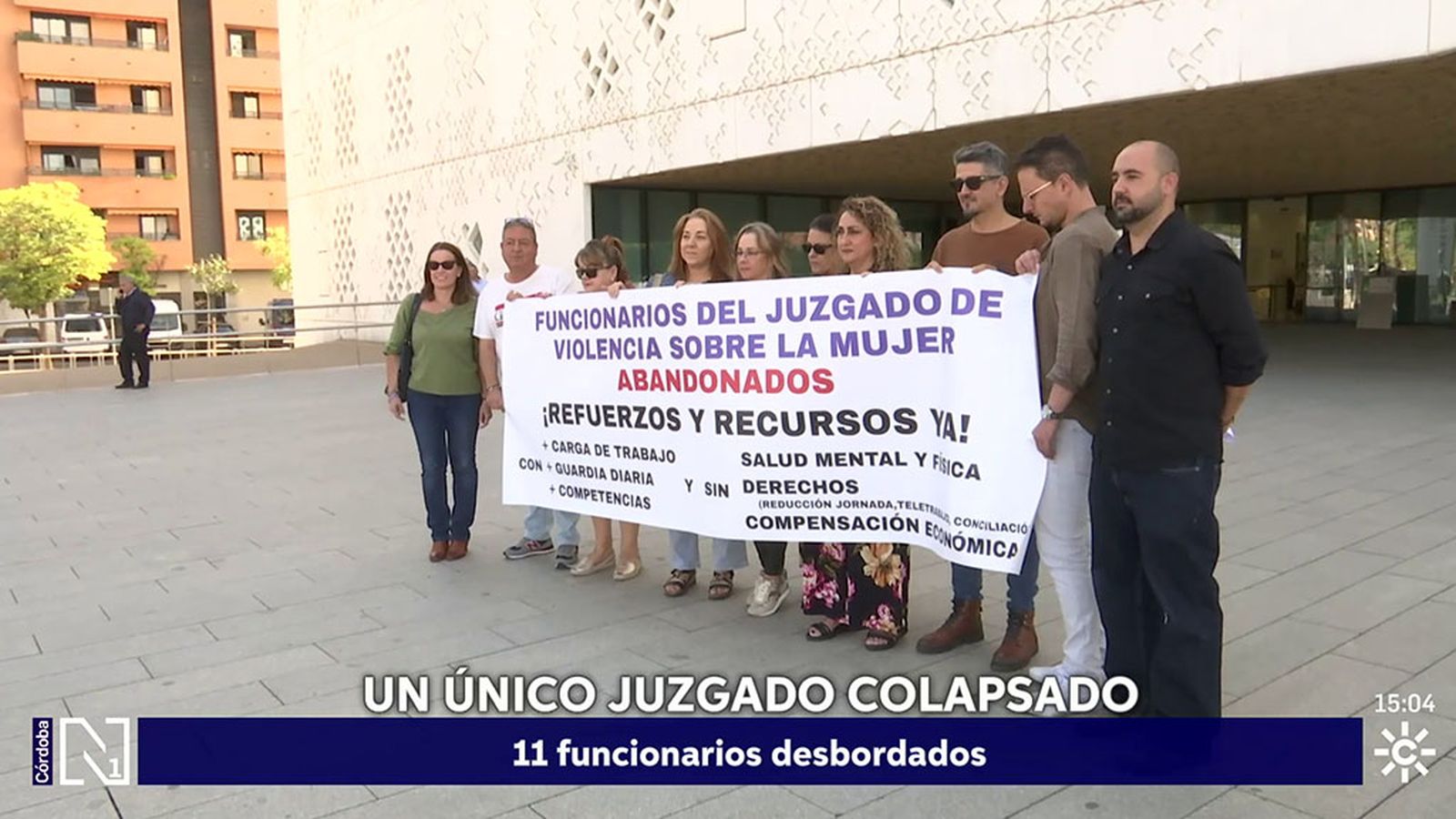 Protesta juzgados de Córdoba