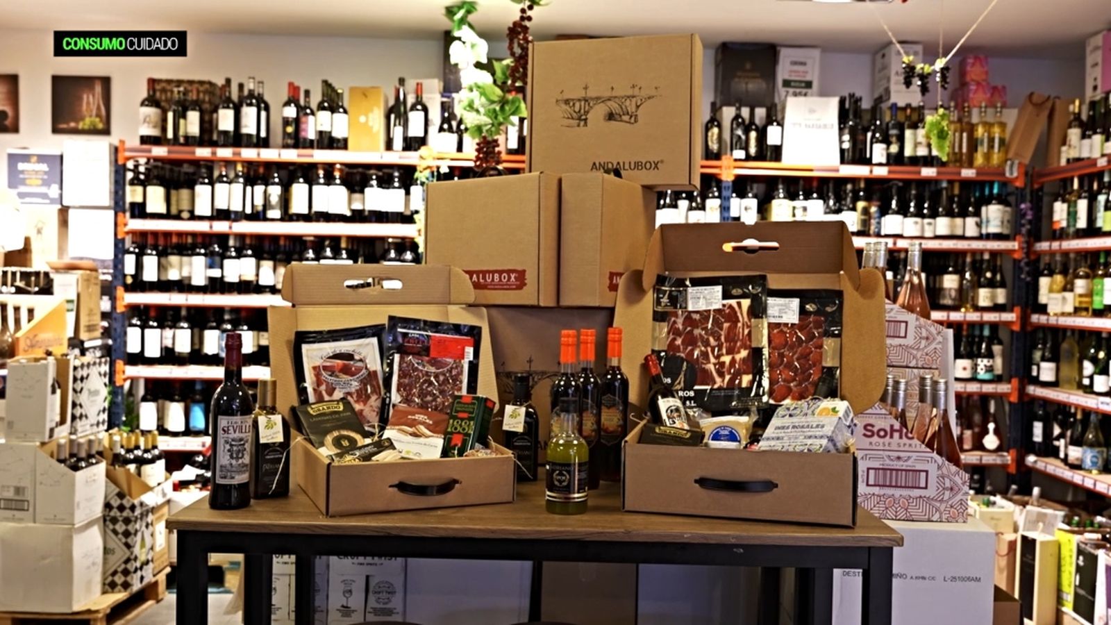 Consumo cestas navidad