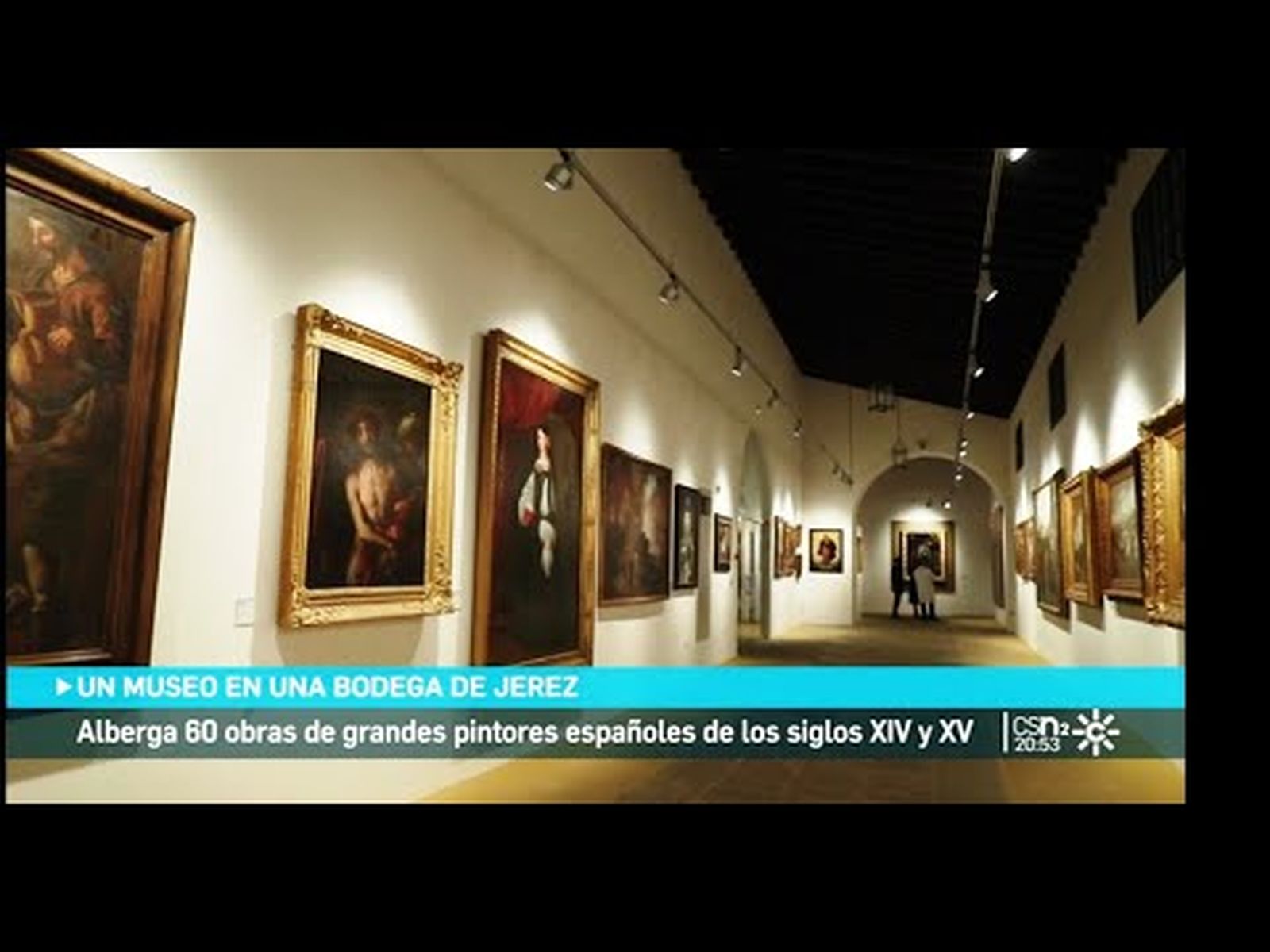 Bodega de Jerez convertida en gran pinacoteca de Arte español  03/01