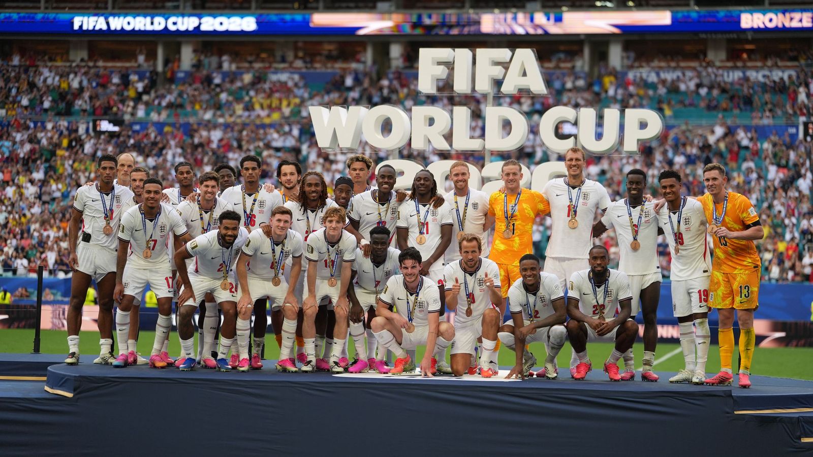 Inglaterra, bronce en el mundial