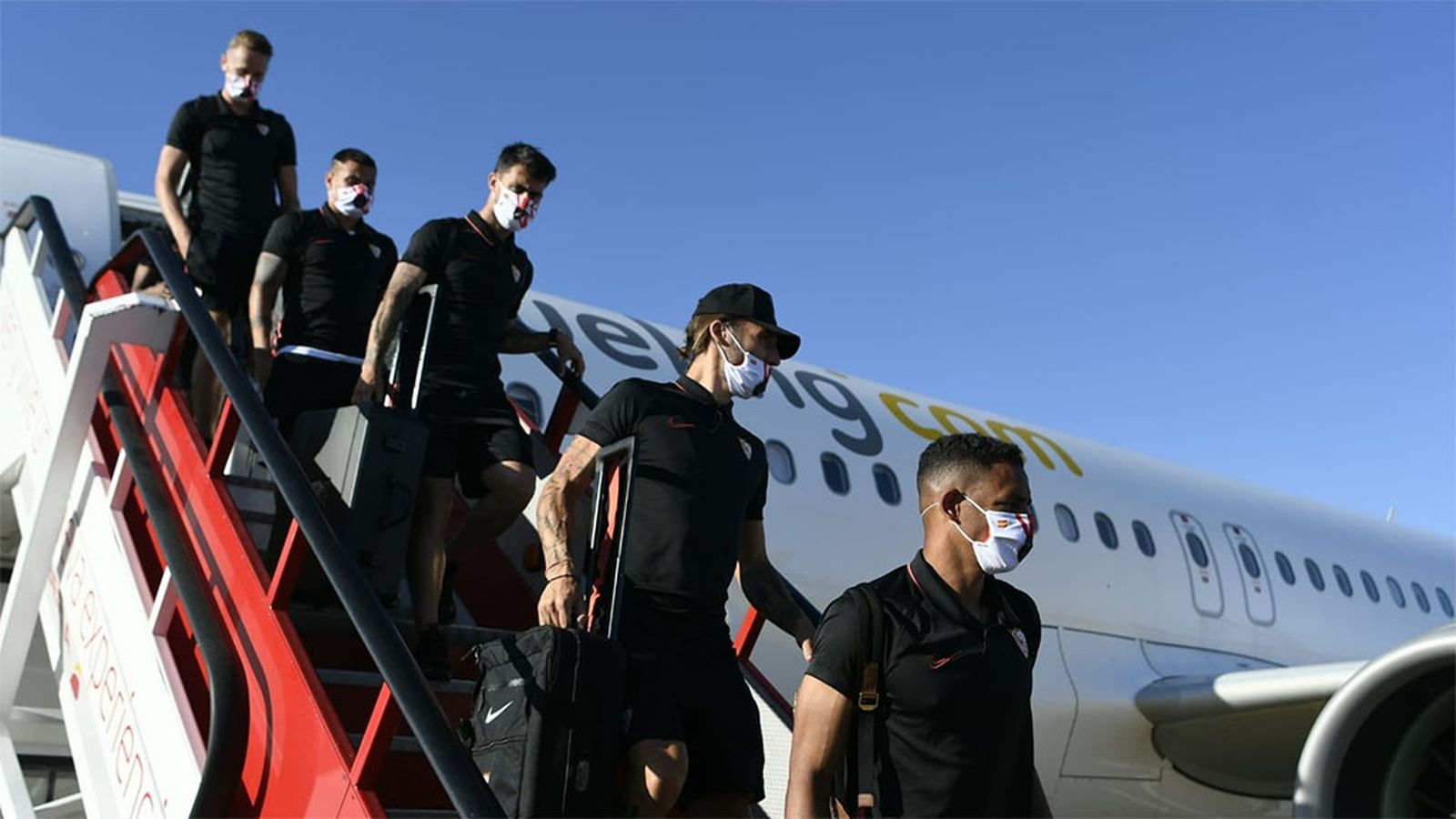 Sevilla llega a Madrid para partido Leganés