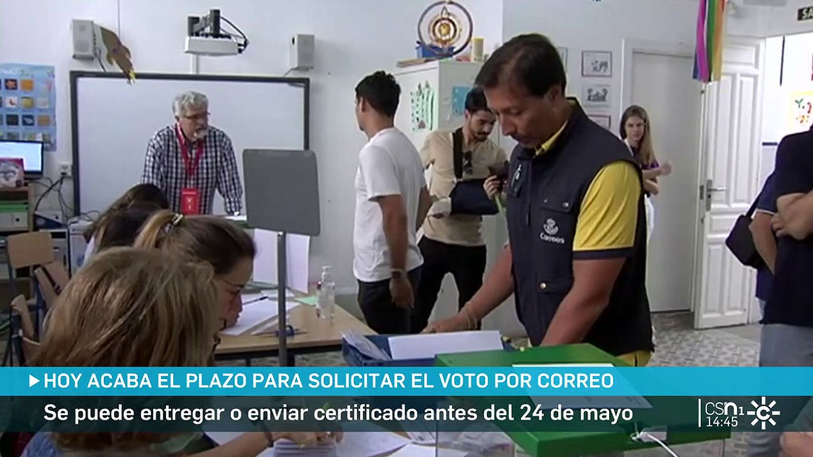Este jueves finaliza el voto por correo