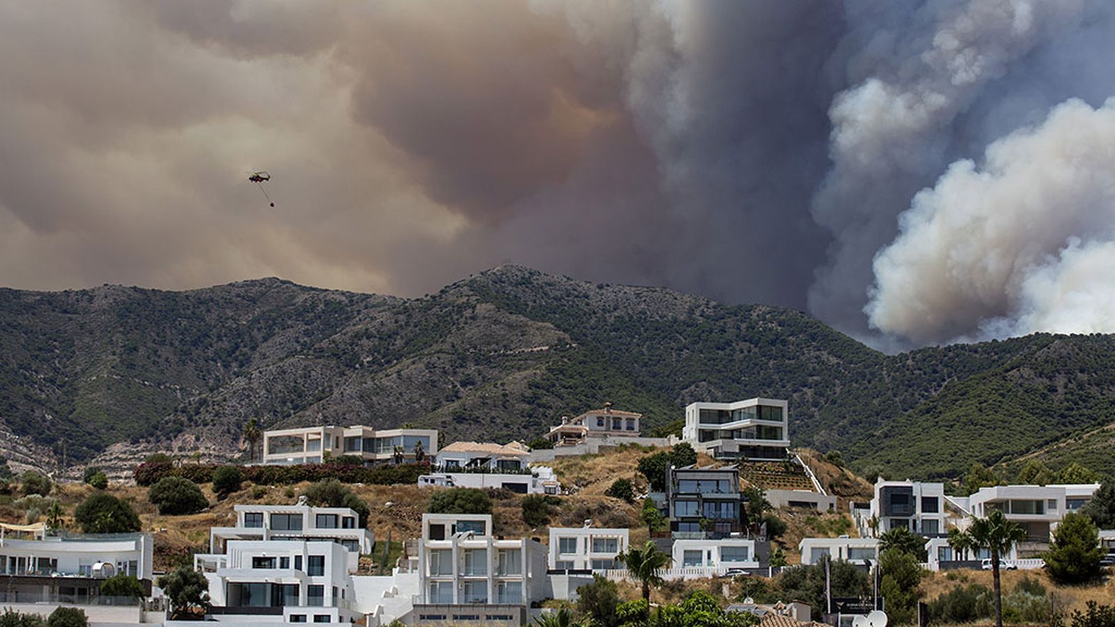 Incendio en Mijas
