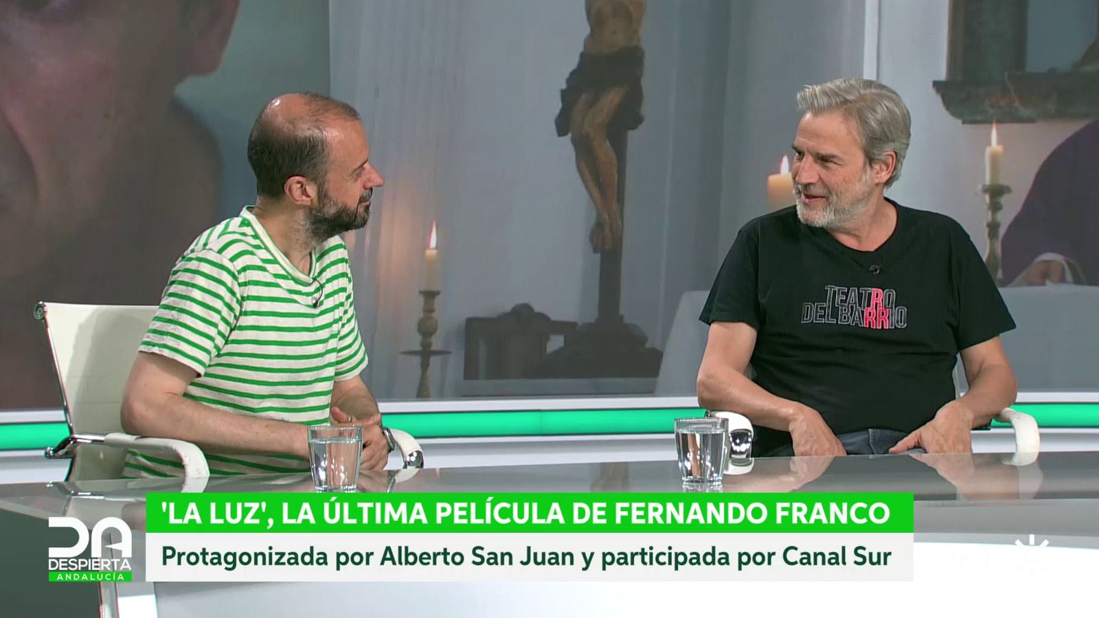 El director Fernando Franco y el actor Alberto San Juan nos presentan "La Luz"