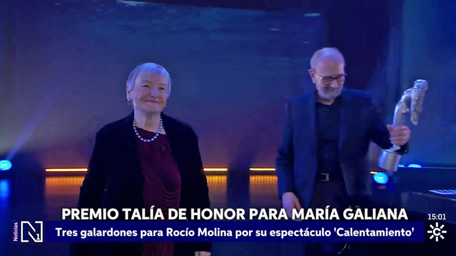 María Galiana recibe el Premio Talía de Honor a toda su trayectoria
