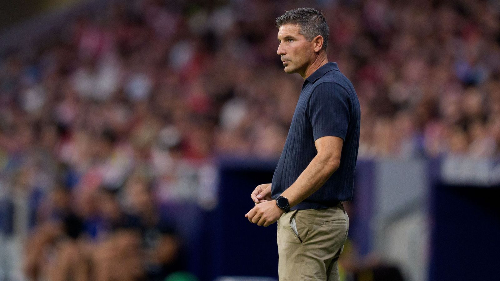 Juanfran Funes, entrenador del Málaga