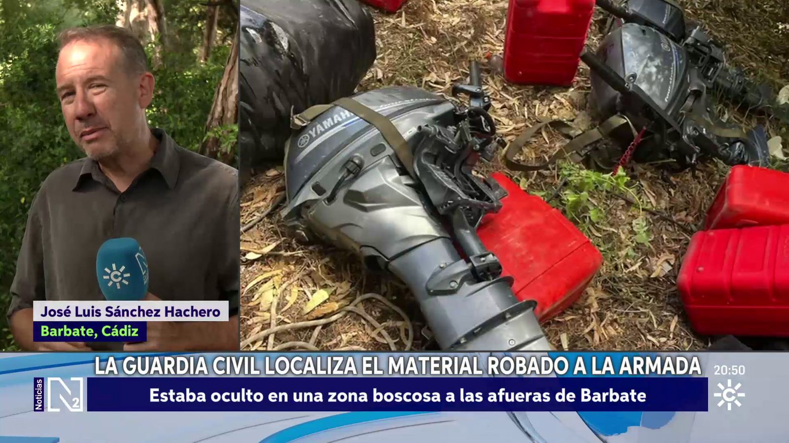 localizadas las lanchas robadas a la armada