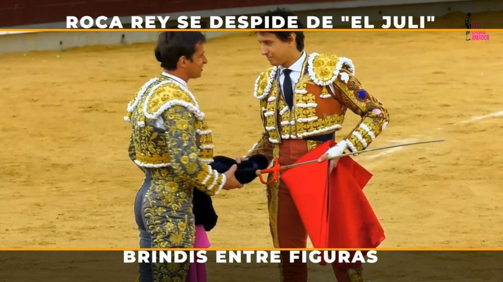 El brindis de Roca Rey a El Juli