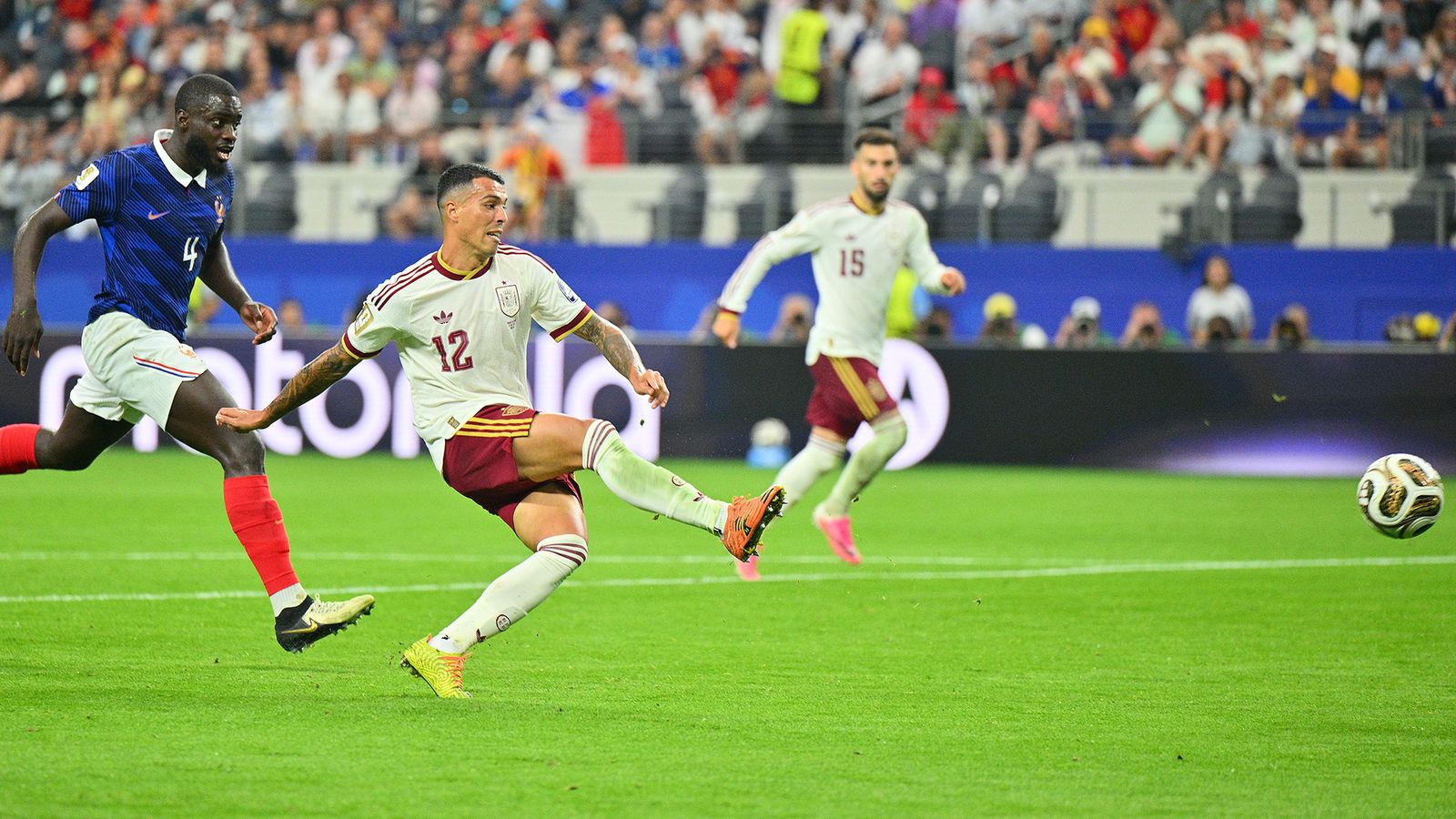 Gol de Pedro Porro en la semifinal