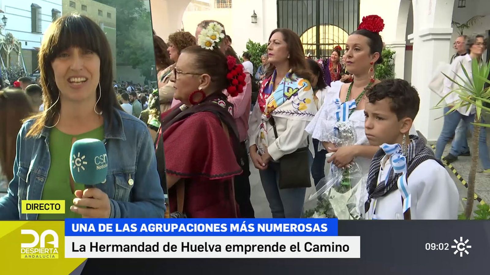 Salida de la hermandad del Rocío de Huelva