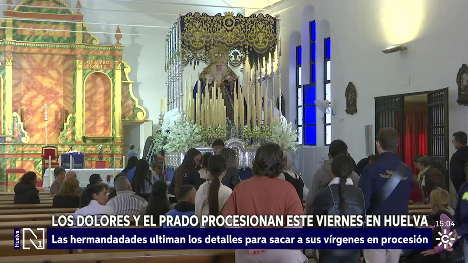 Los Dolores y El Prado procesionan este Viernes en Huelva