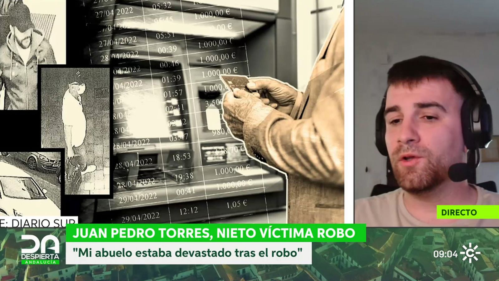Robo a jubilado de Málaga