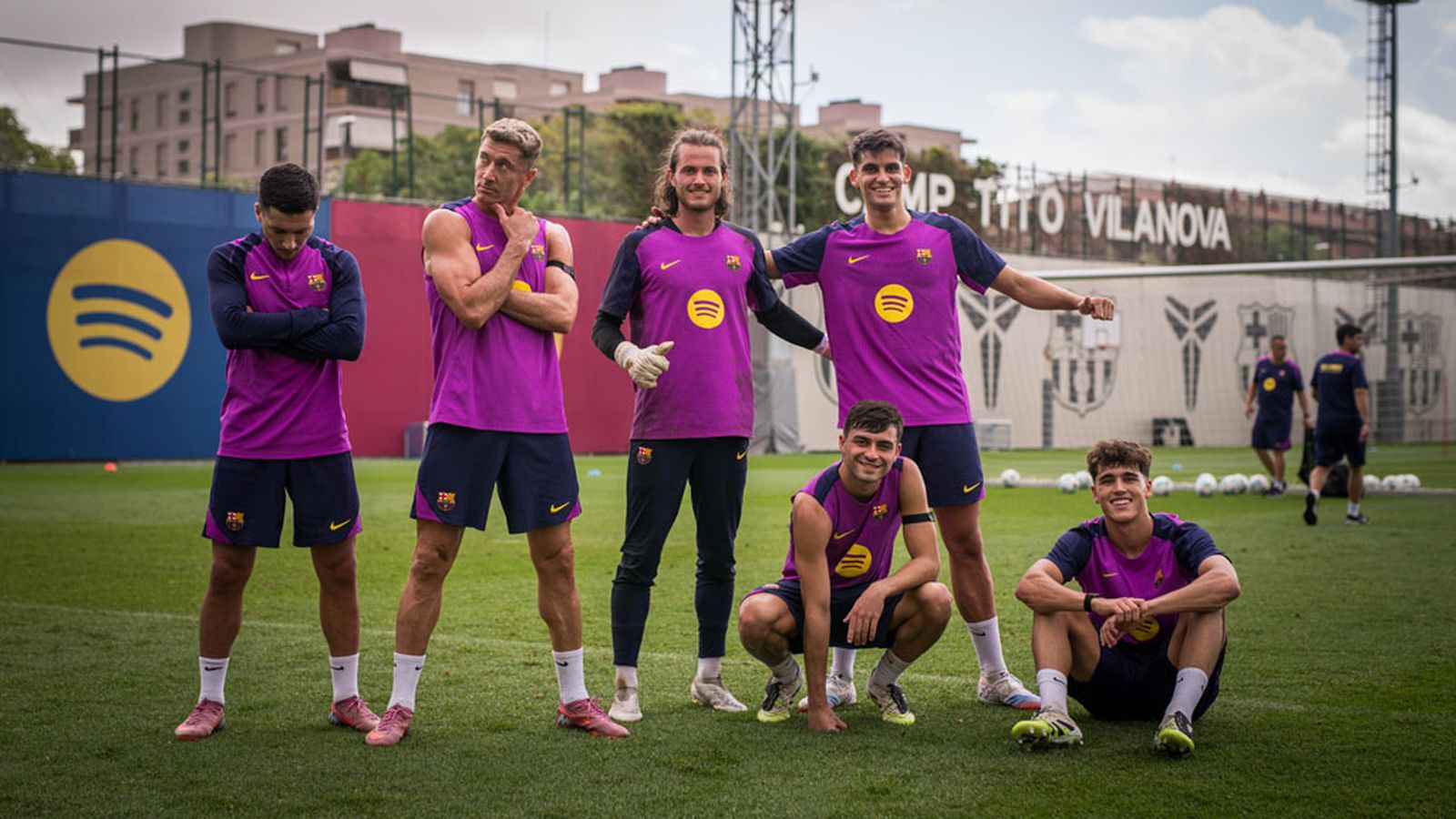 Lewandowski y Pedri