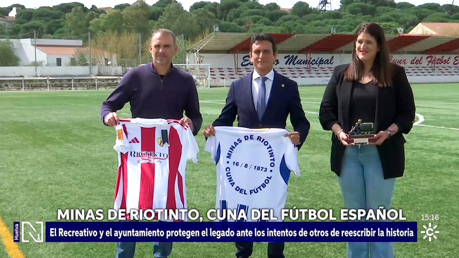 El Recre y Riotinto se unen para defender la cuna onubense del fútbol español