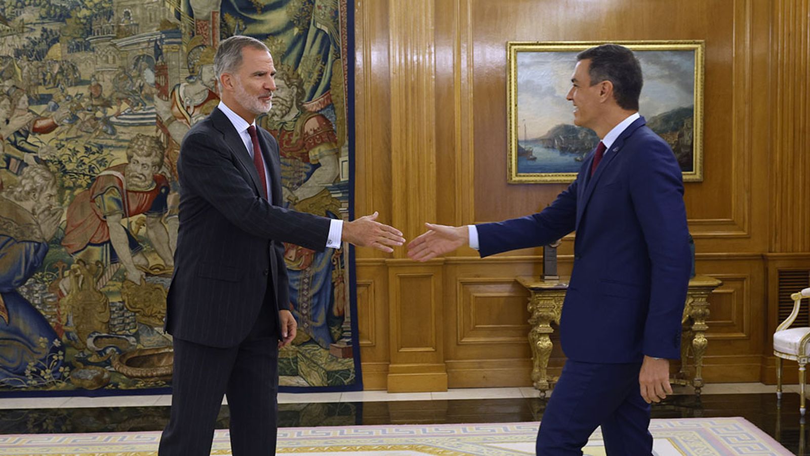 El rey recibe a Sánchez