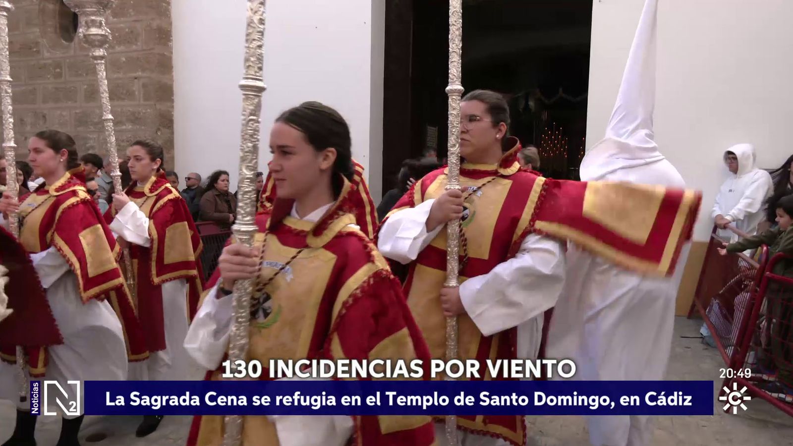 Domingo de Ramos con viento