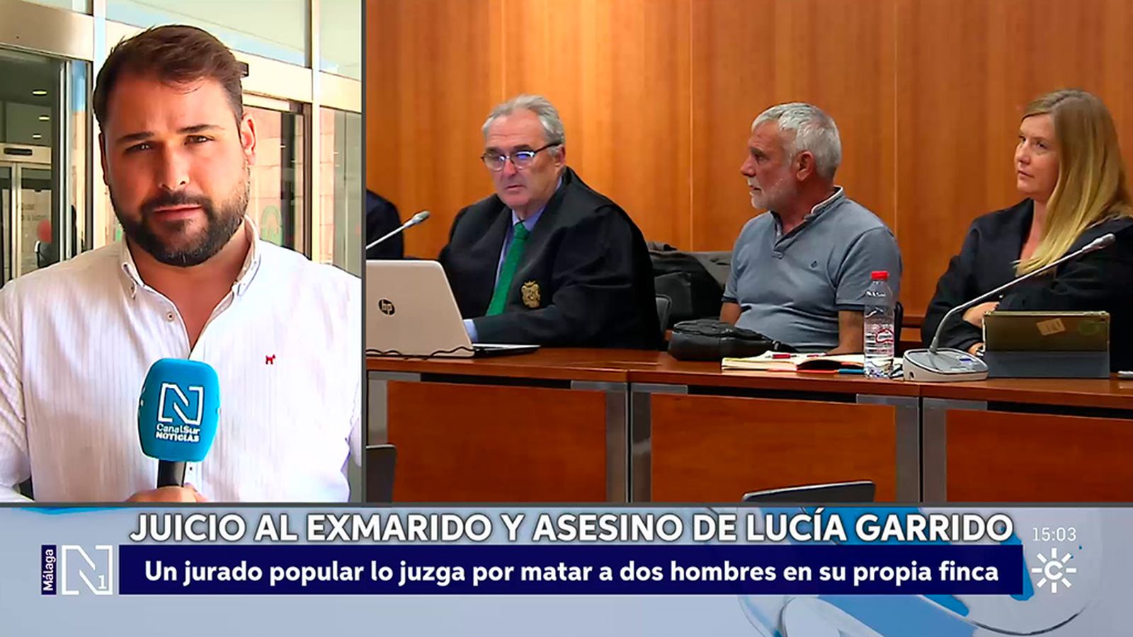 Juicio al marido y asesino de Lucía Garrido en Málaga