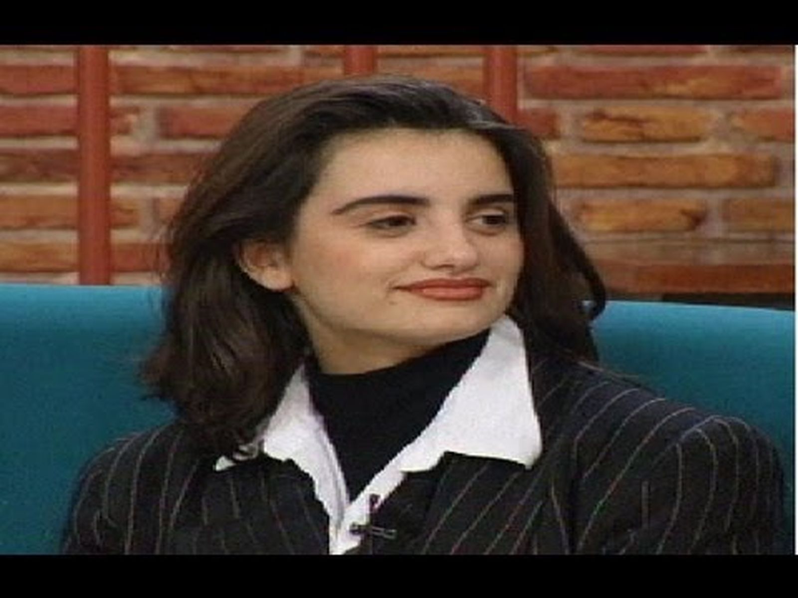 Penélope Cruz, la joven actriz de éxito con "Belle Époque",  y Gabino Diego promocionan la película