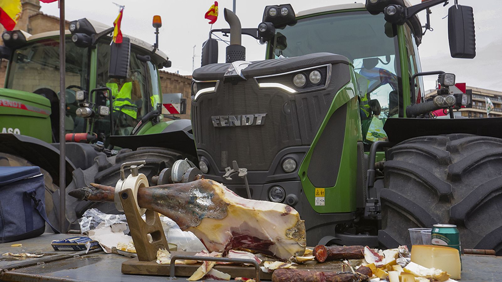 Protestas agricultores en Salamanca 8 de febrero