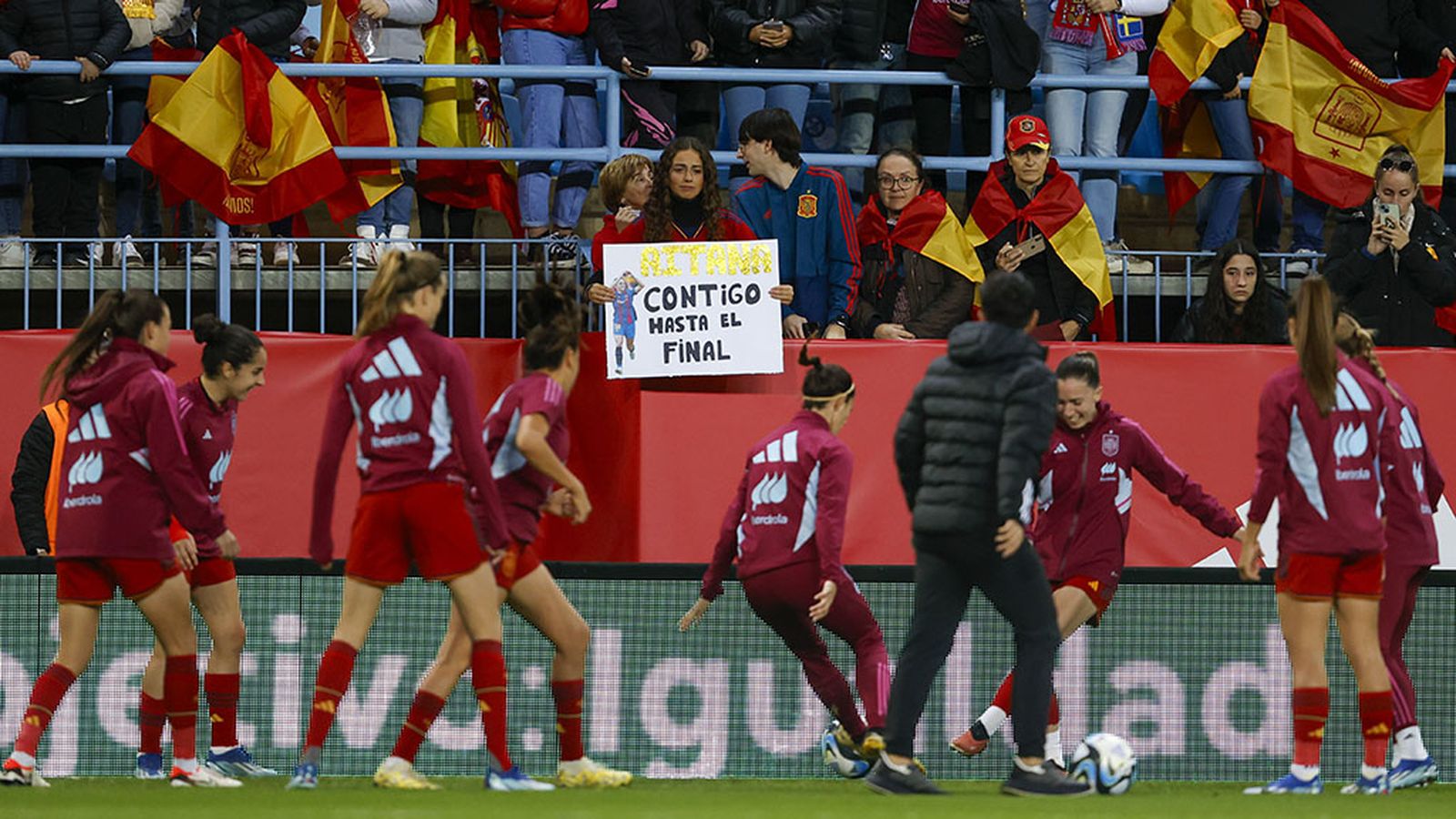 SELECCION FEMENINA DE FUTBOL EN LA ROSALEDA