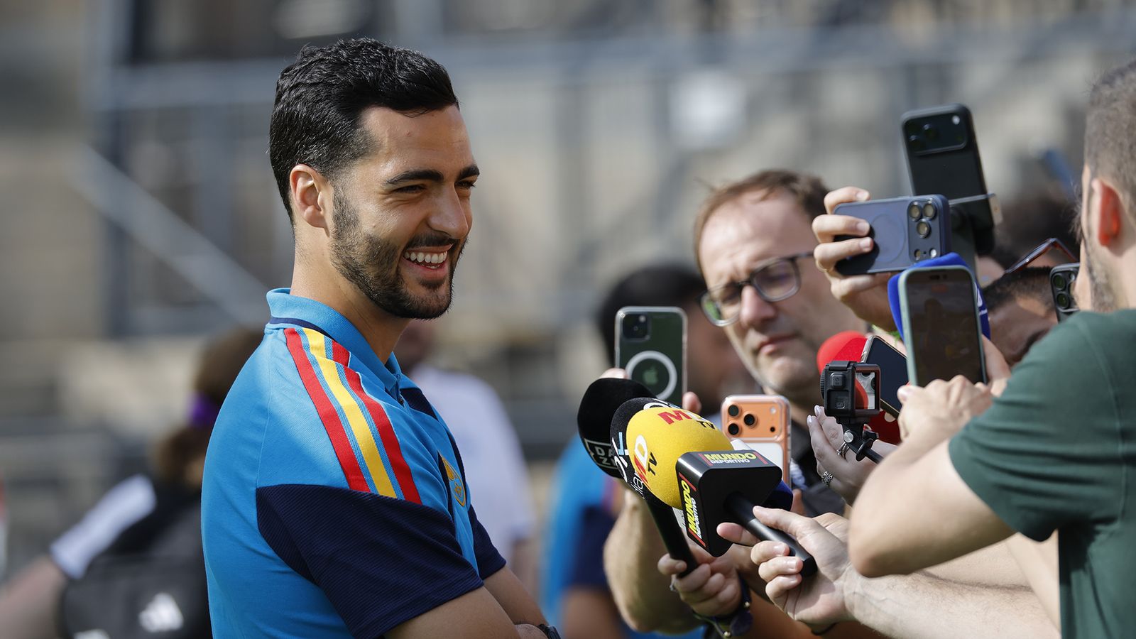 Mikel Merino, jugador de la selección.