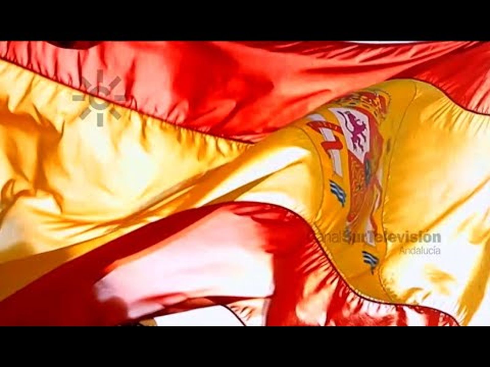 La bandera e himno de España