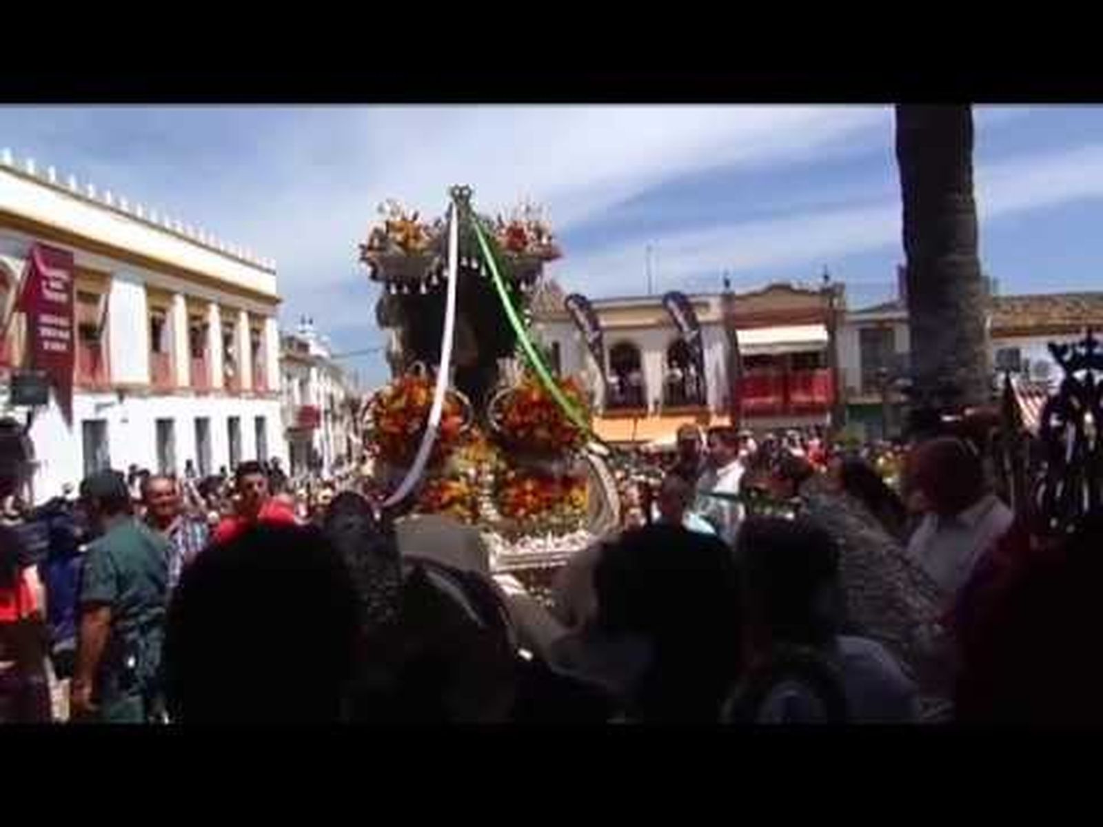 Paso y Recibimiento en Villamanrique de  Hermandades de Aznalcázar y Espartinas