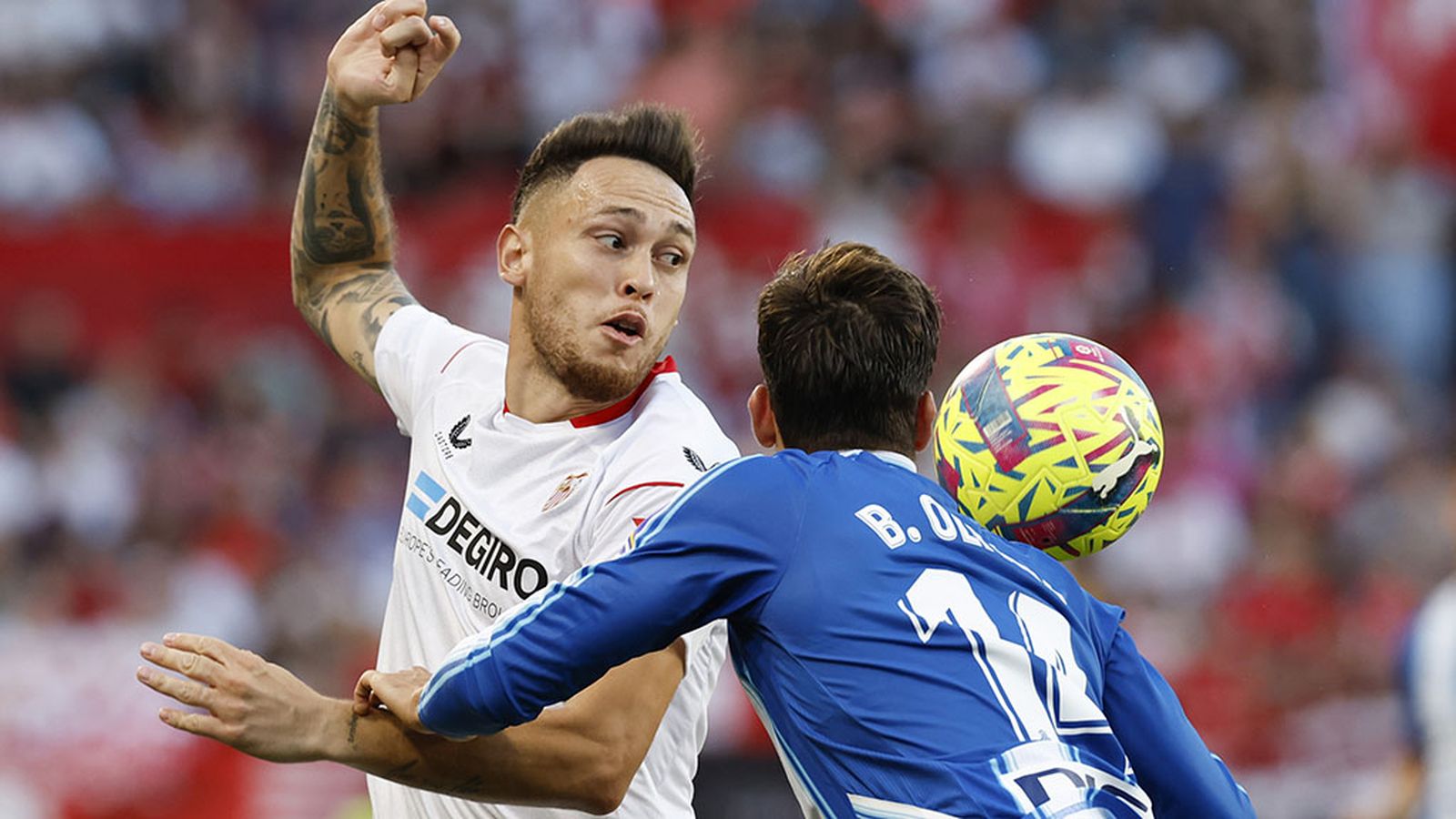 Ocampos, jugador del Sevilla