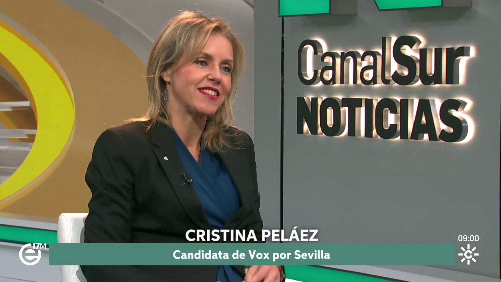 Cristina Peláez, candidata de Vox por Sevilla