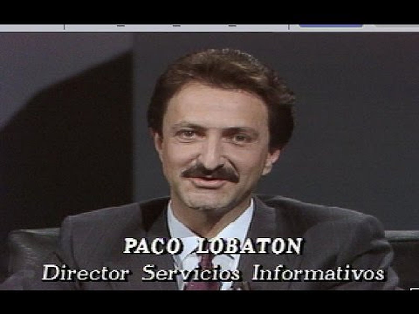 Paco Lobatón da la bienvenida y saludos en la inauguración de Canal Sur