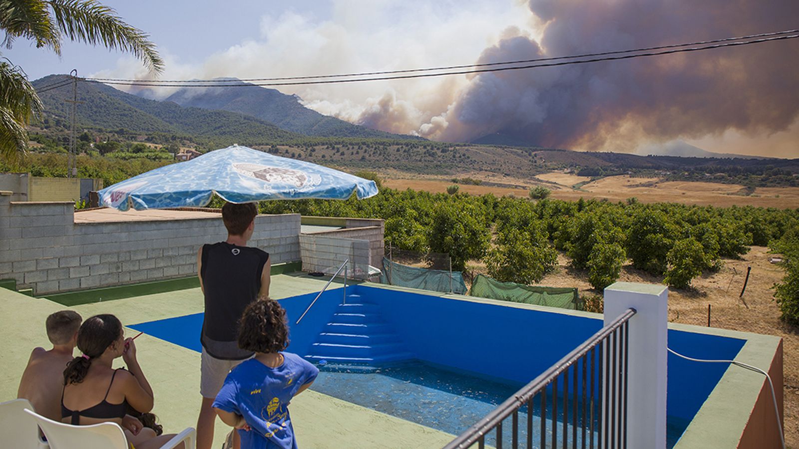 Incendio en Alhaurin el Grande