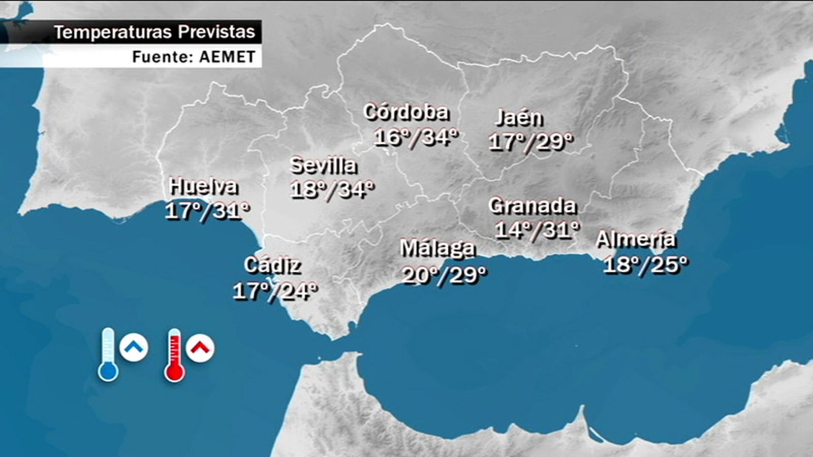 Mapa tiempo temperaturas 800
