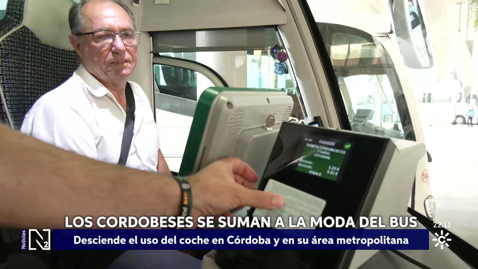 Aumenta el uso del autobús urbano en Córdoba