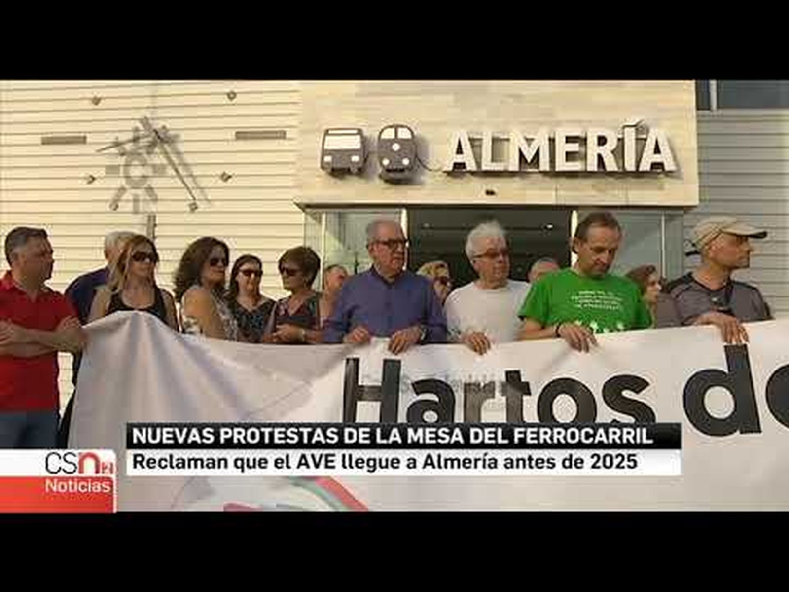Almería protesta por sus conexiones ferroviarias