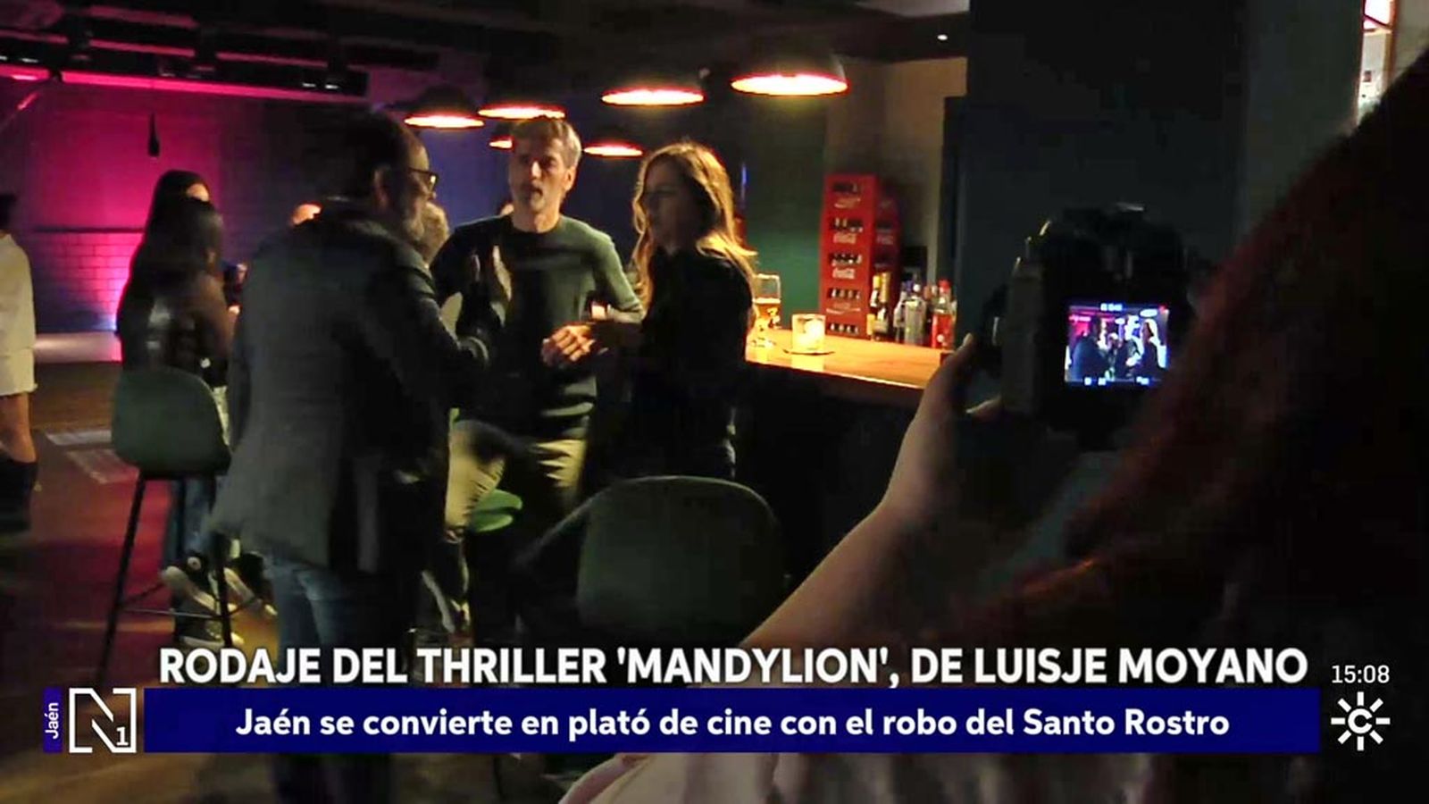 Luisje Moyano rueda en Jaén su quinta película, un thriller policíaco en torno al robo del Santo Rostro