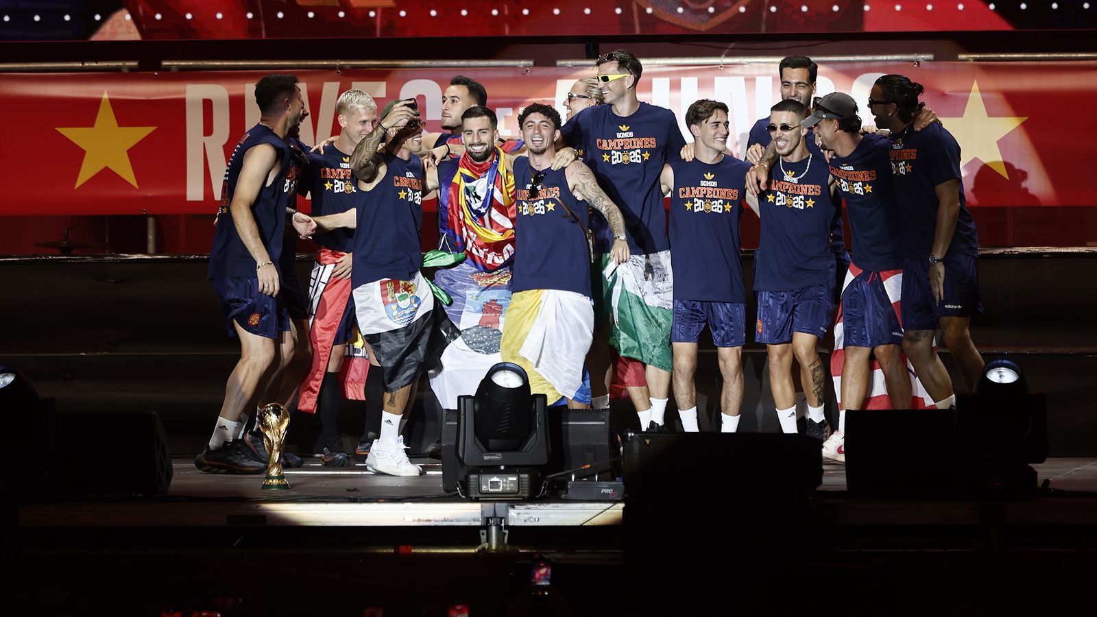 Celebración en Cibeles de la copa del Mundial