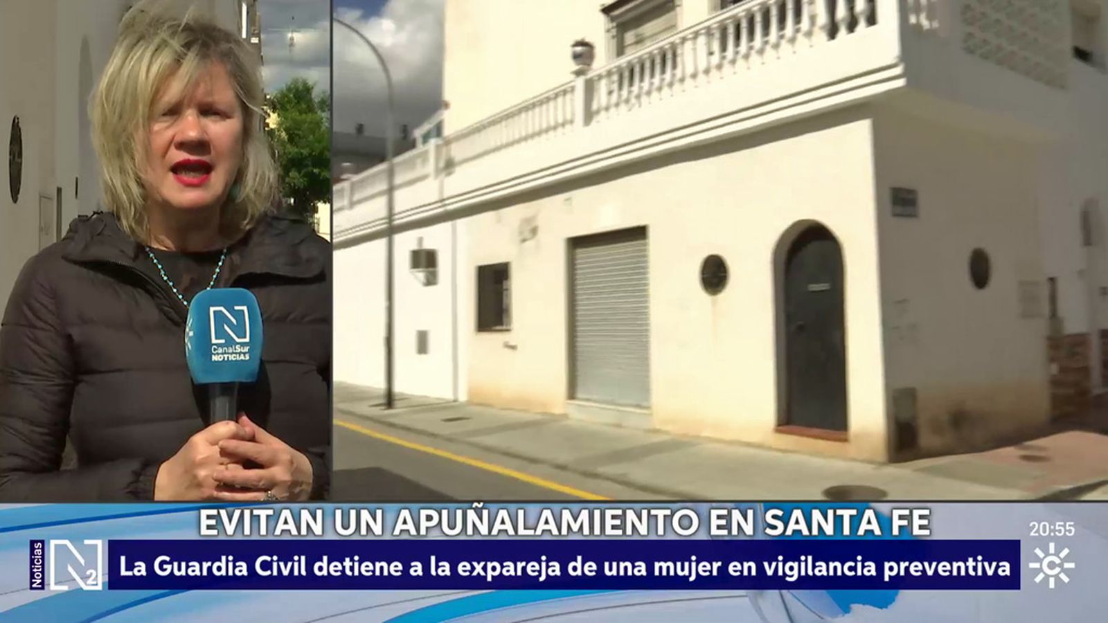 Evitan el apuñalamiento de una mujer a manos de su expareja en Santa Fe