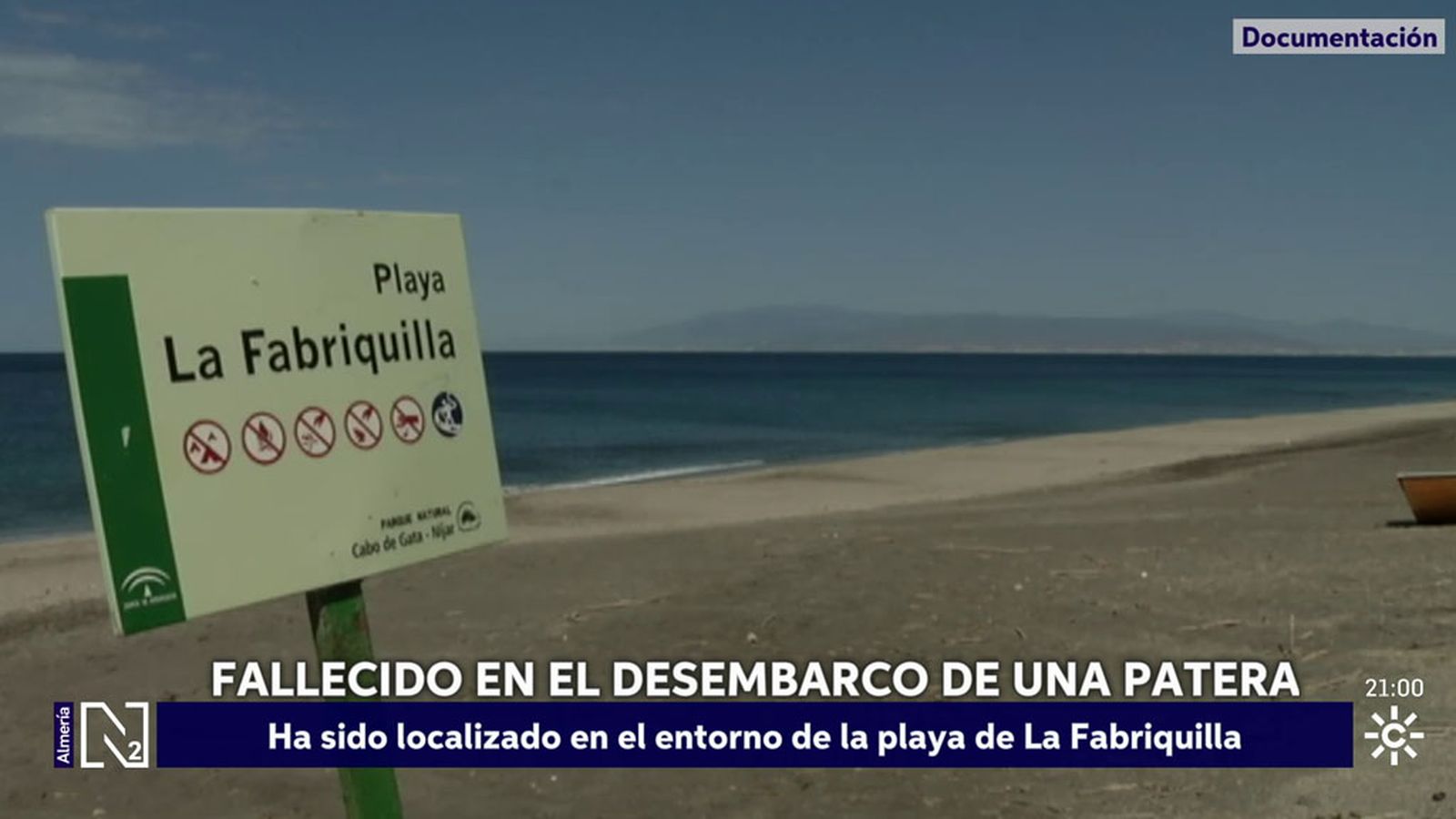 FALLECIDO EN EL DESEMBARCO DE UNA PATERA EN ALMERÍA