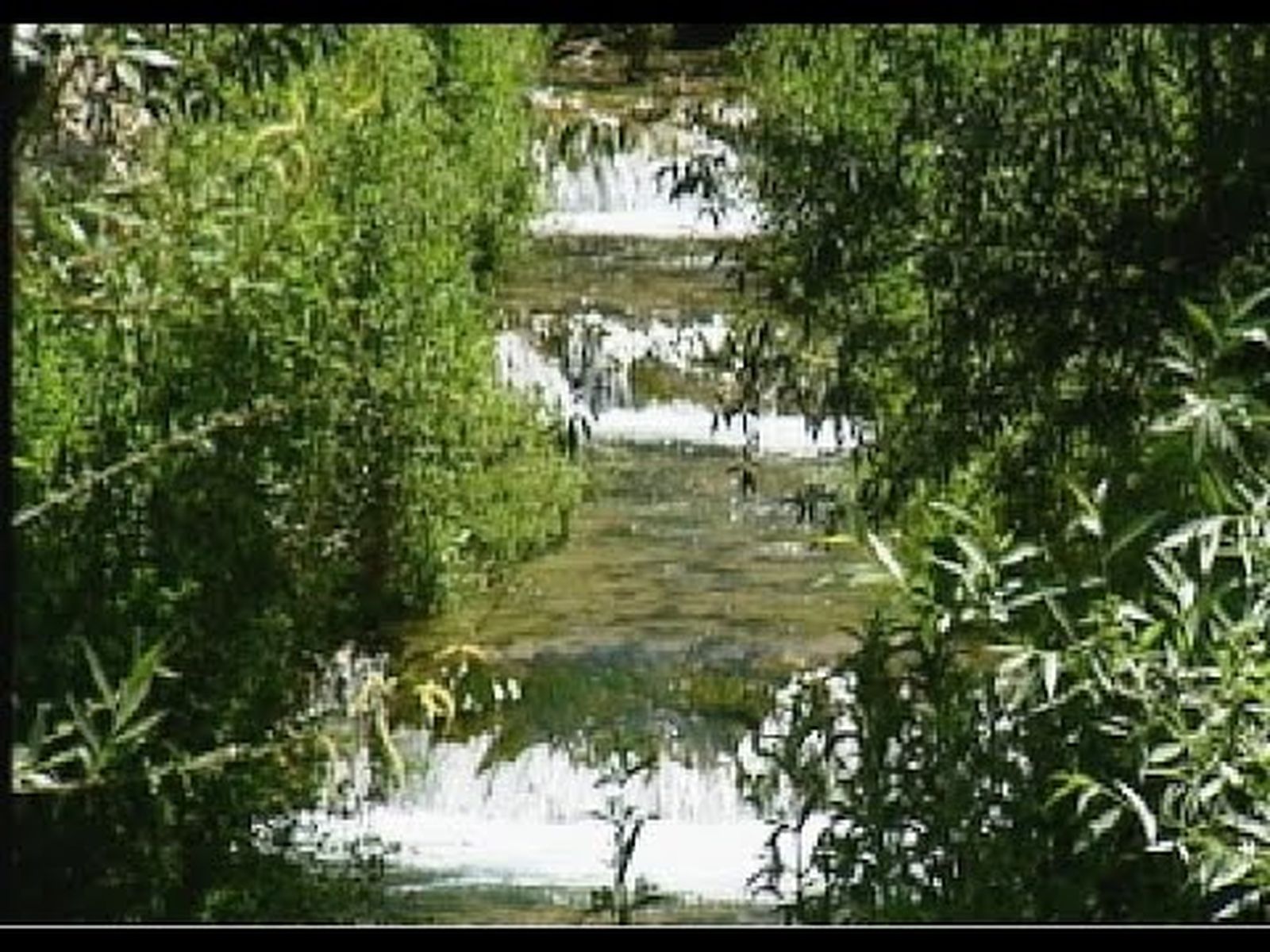 Paraje natural "Las chorreras" en Valdepeñas de Jaén