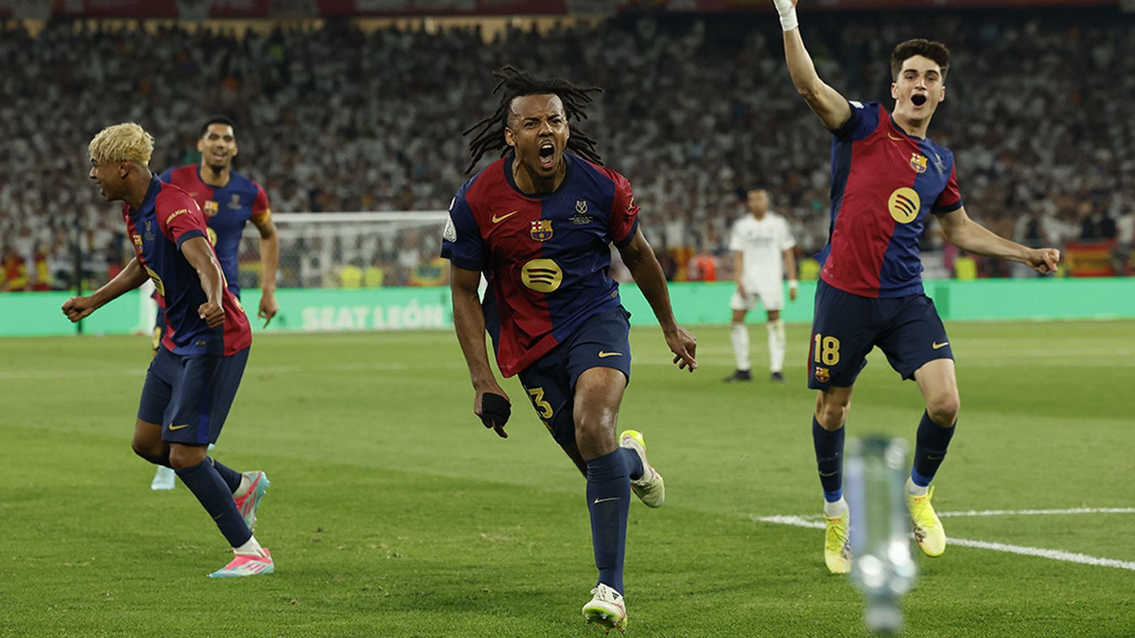 Gol de Koundé en la final