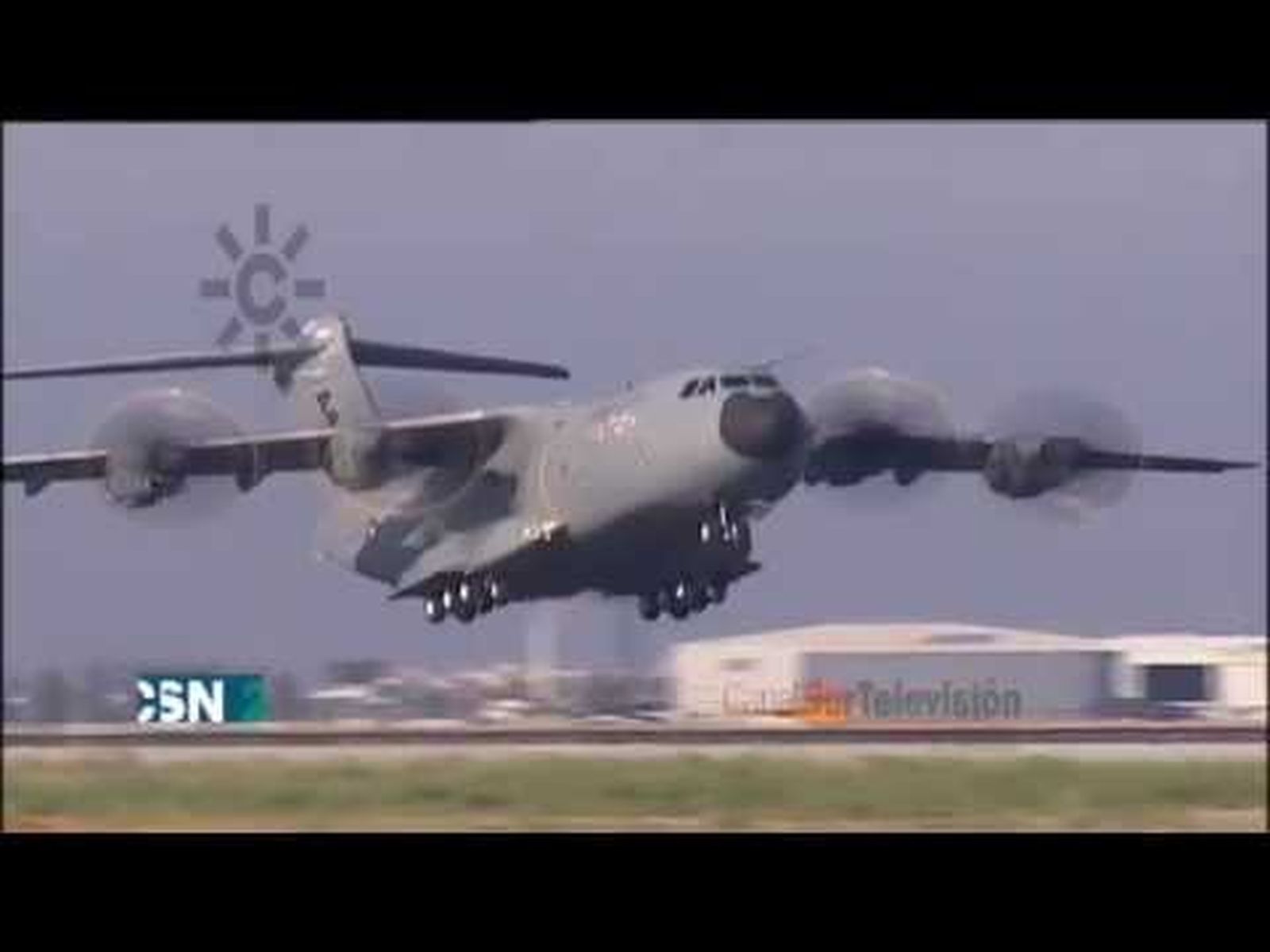 Accidente de un avión A400M de Airbus en Sevilla