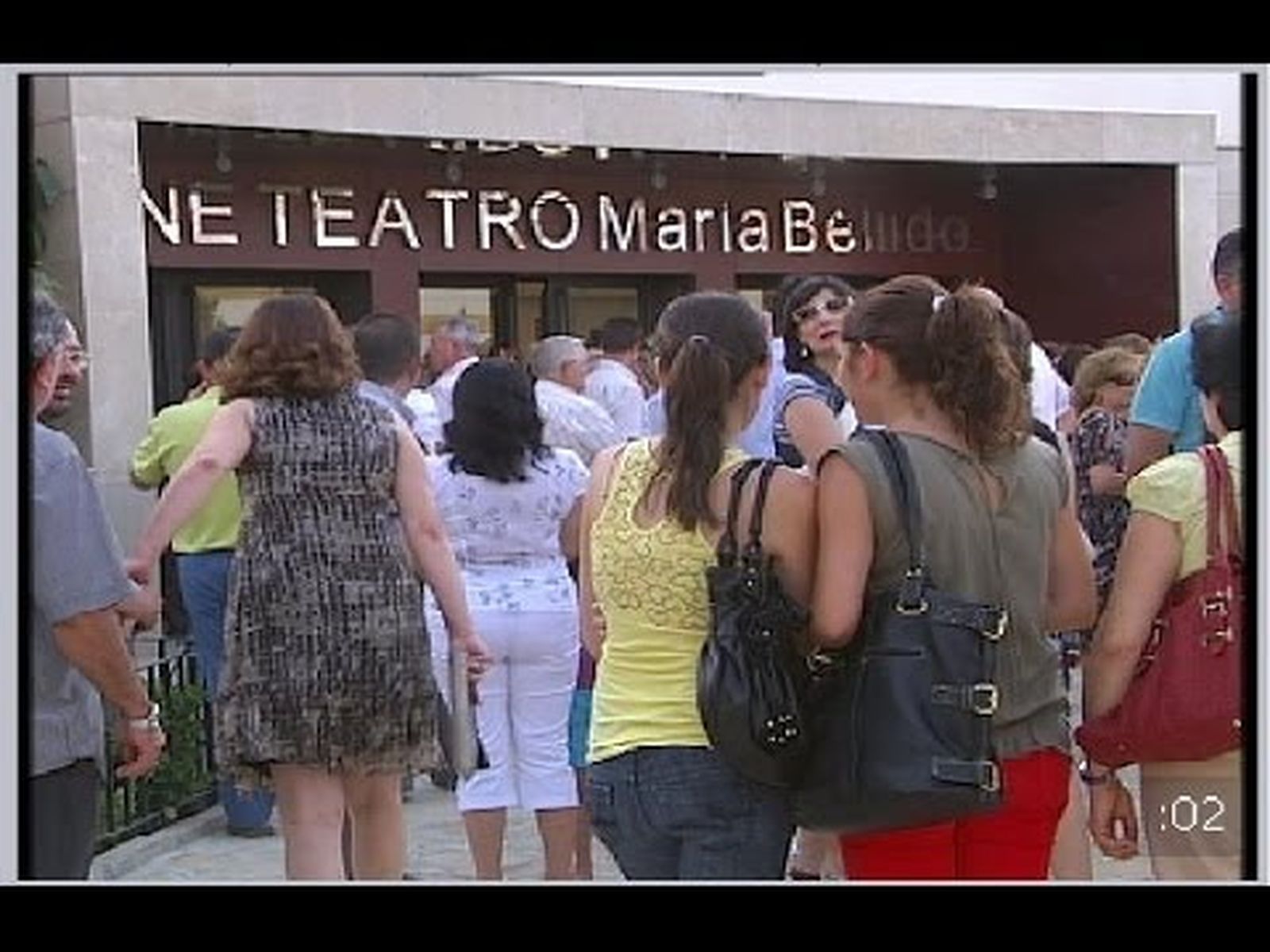 Inauguración del Cine Teatro María Bellido de Porcuna (Jaén)