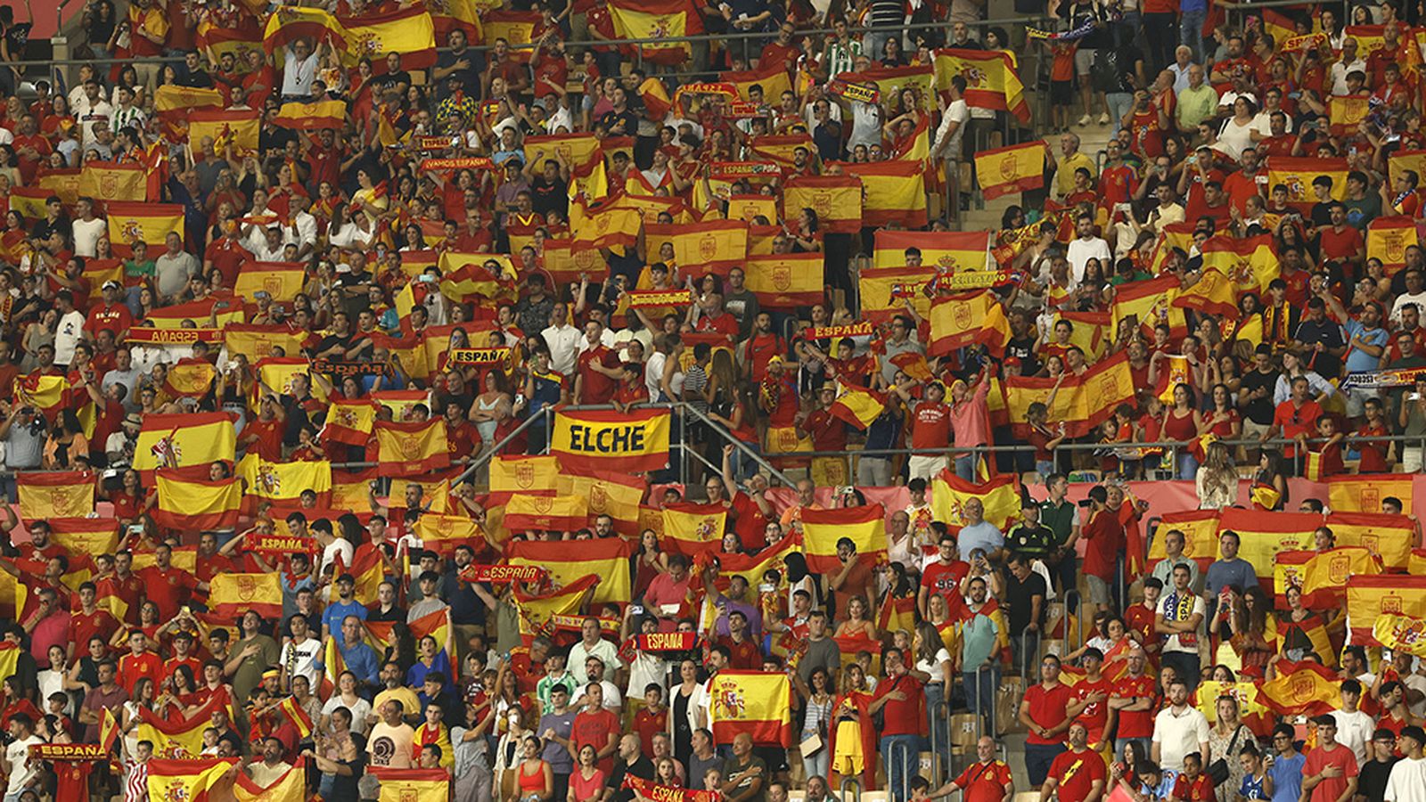 Afición de España en La Cartuja