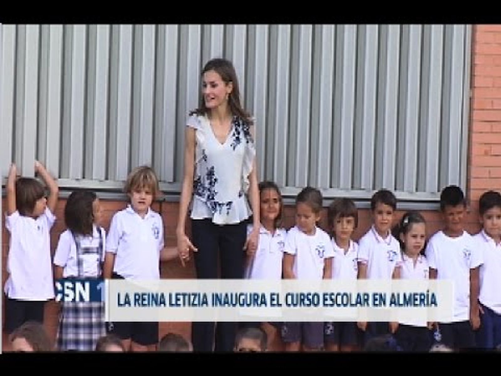La Reina Letizia inaugura el curso en Almería