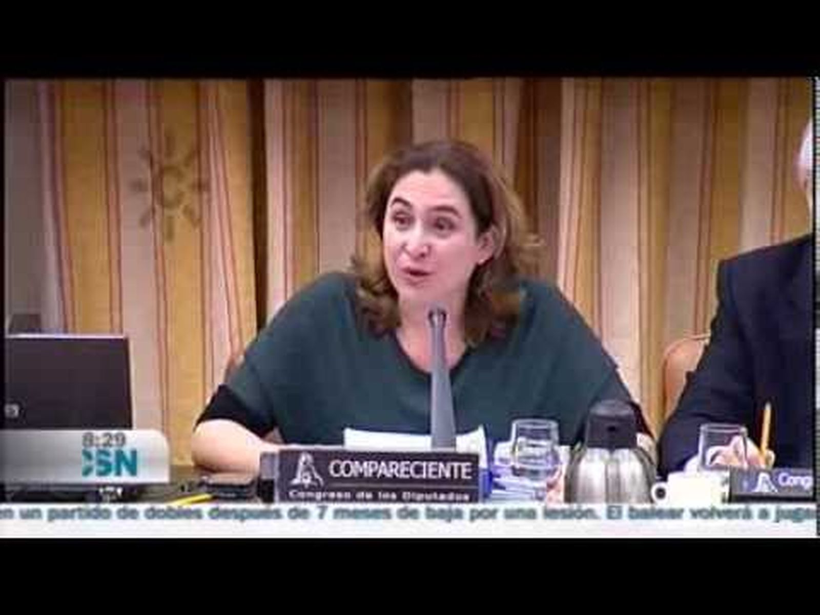 Ada Colau y las hipotecas en el Congreso