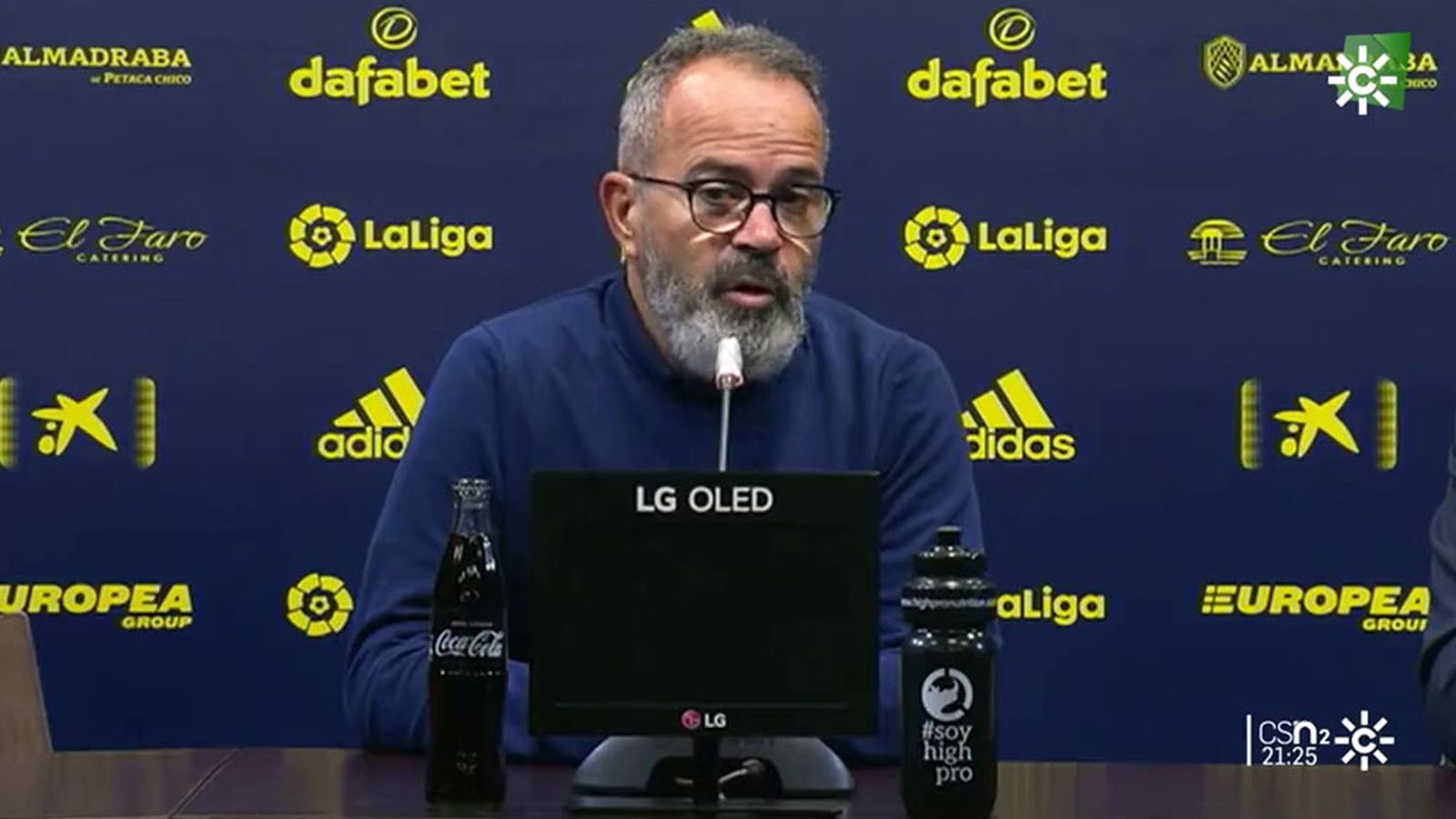 Álvaro Cervera, entrenador del Cádiz