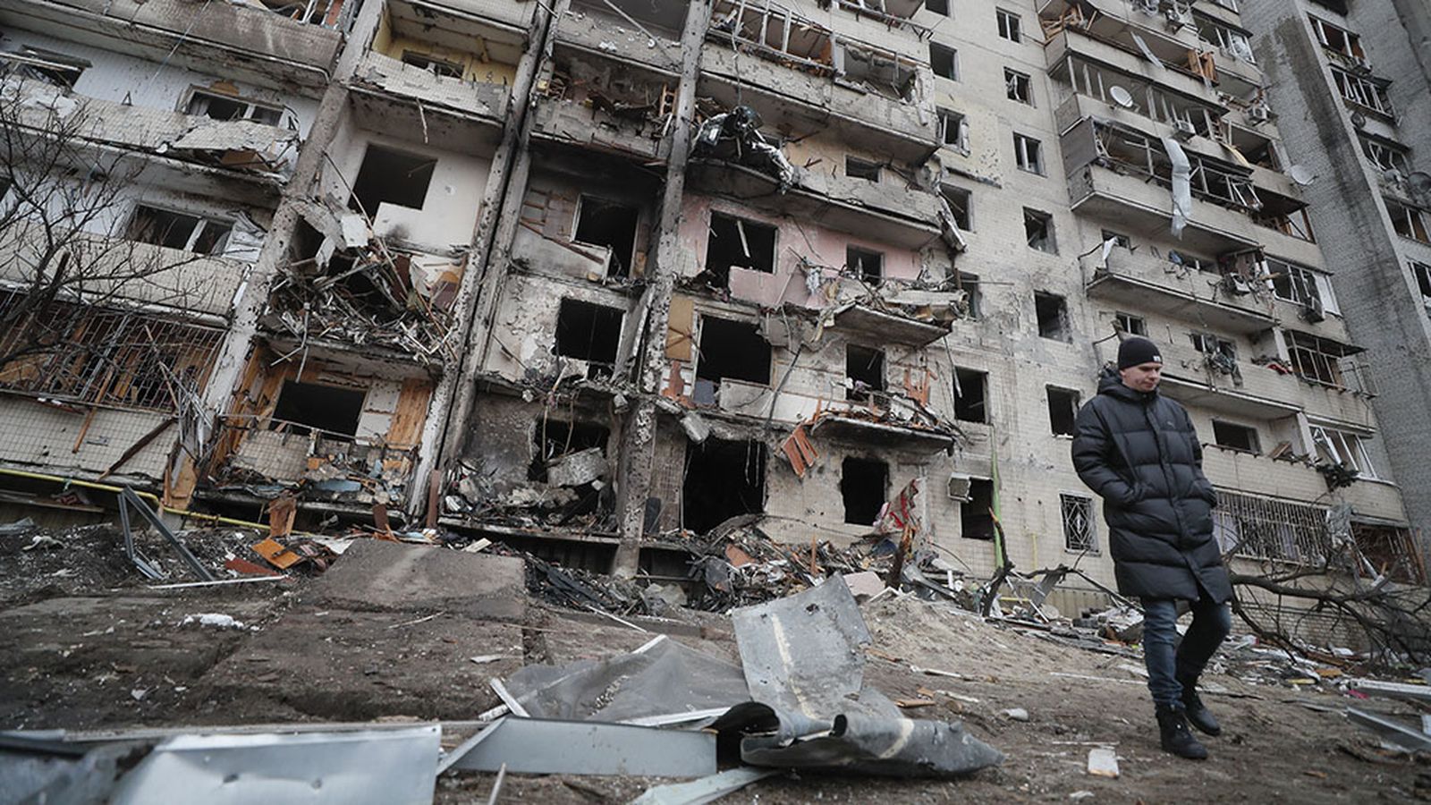 Destrozos en la guerra de Ucrania